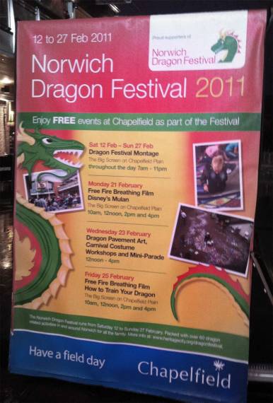 Norwich Dragon Festival banner